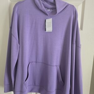 Westbound Purple Hoodie Top.  New With Tags